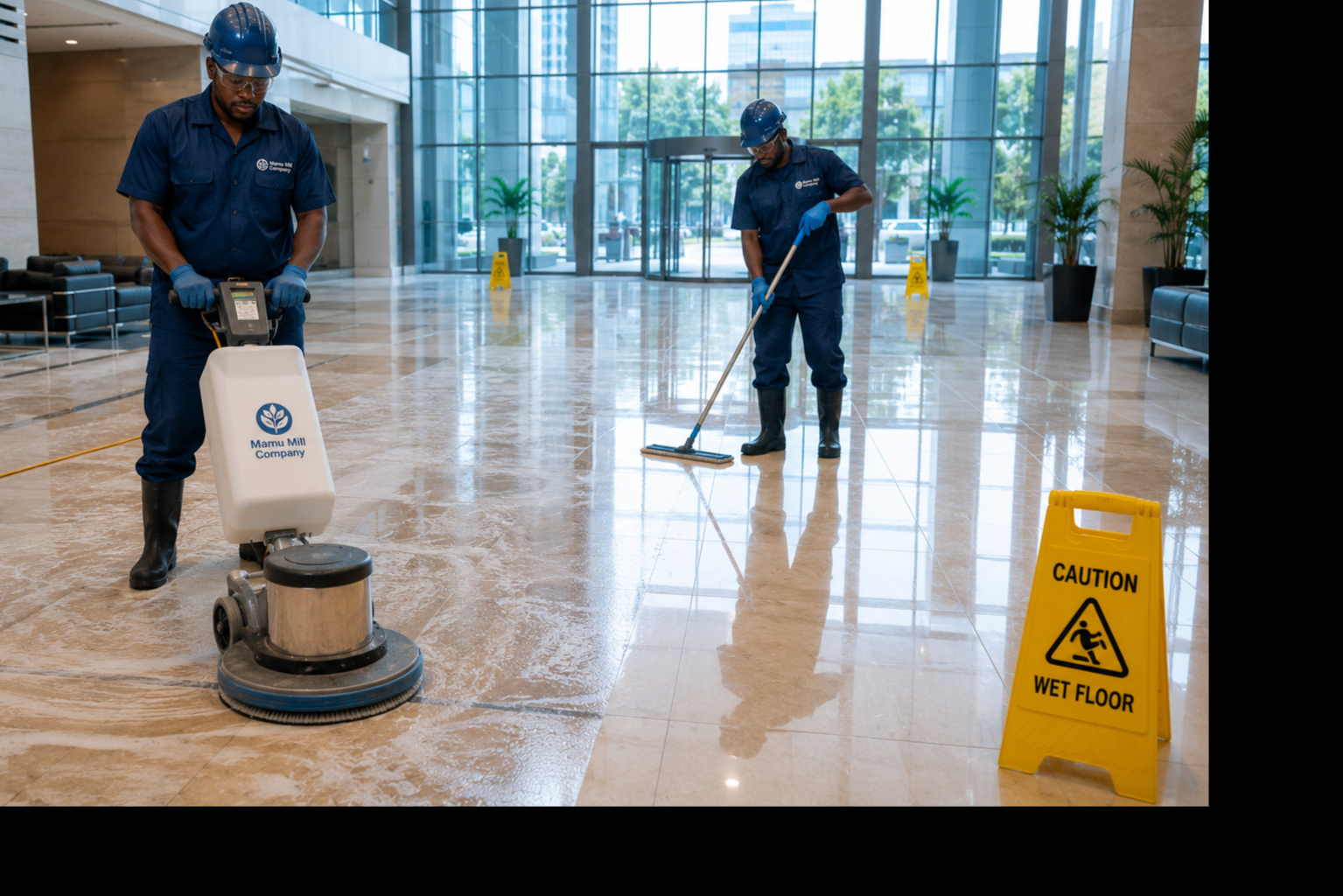 Mamu Mill cleaning team member